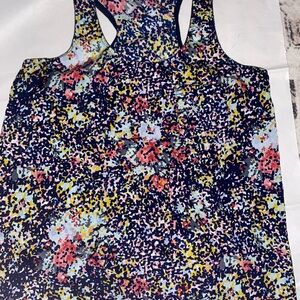 Colorful Abstract Print Dress. 0381